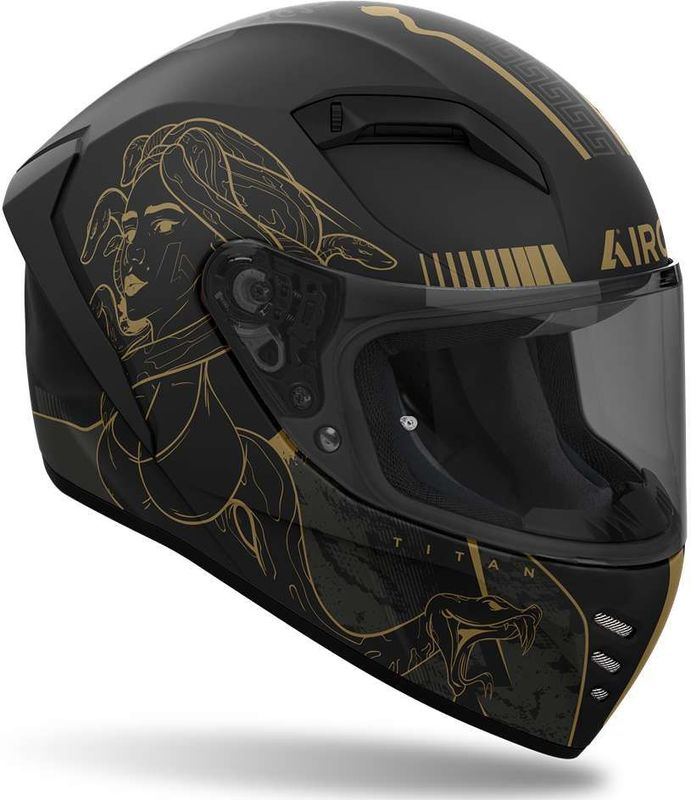 AIROH - Connor Titan - Integraalhelm - Titan Mat - Lichtgewicht