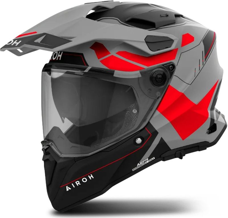 AIROH - Commander II Reveal - Integraalhelm - Zwart - Lichtgewicht