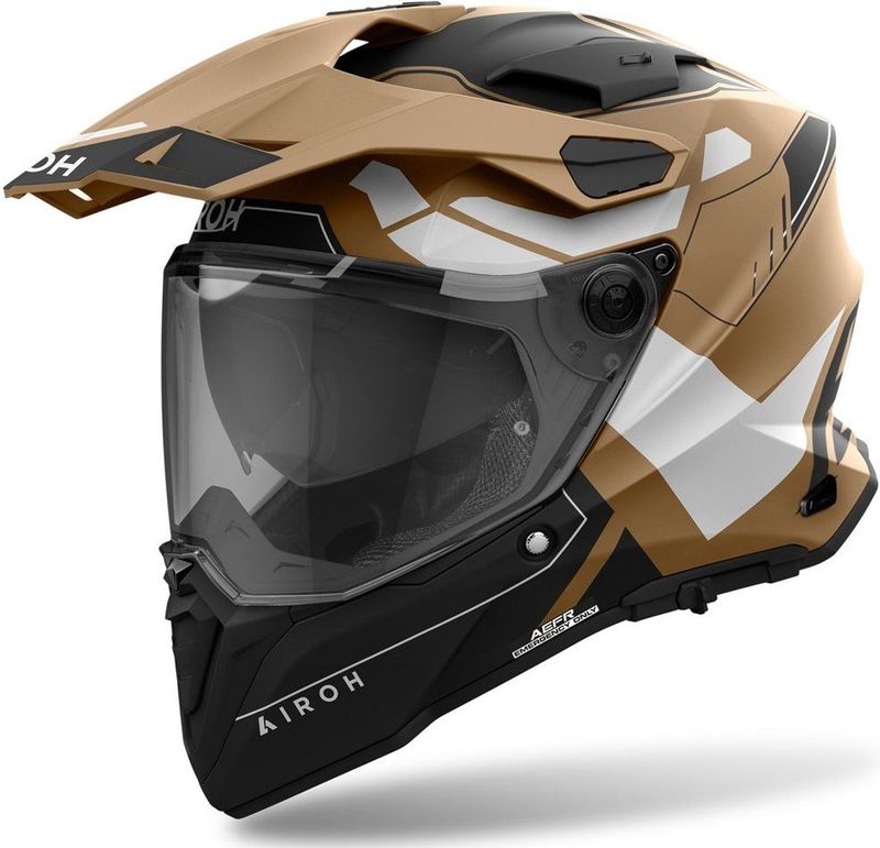 AIROH - Commander II Reveal - Integraalhelm - Zwart - Lichtgewicht