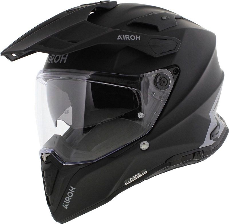 Airoh Commander 2 Adventure motor helm mat zwart