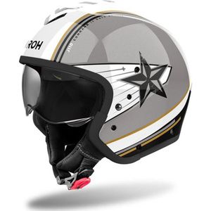 Airoh - J 110 Command - Systeemhelm - Glitter - Composiet Koolstofvezel