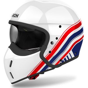Airoh - J 110 Eon - Jethelm - Glossy Wit Rood Blauw