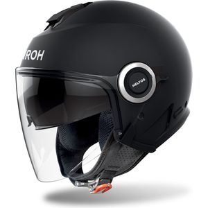 Airoh - Helios - Jethelm - Zwart - Thermoplastisch - Bluetooth-gereed