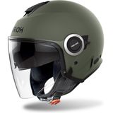 Airoh - Helyos Color - Open Face Helm - Mat Militair Groen - Hoofdmateriaal