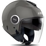 Airoh - Helyos Color - Jethelm - Donker Grijs - Gloss