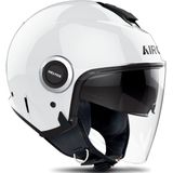 Airoh - Helios - Jethelm - Zwart - Thermoplastisch - Bluetooth-gereed