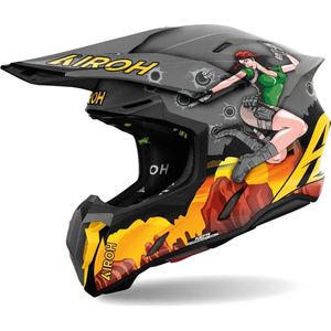 Airoh - Twist 3.0 - Crosshelm - Mat Grijs Zwart Oranje