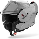 Airoh - Mathisse II - Systeemhelm - Glans Cement Grijs - HRT Materiaal