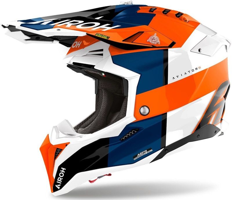 Airoh - Aviator 3 - Crosshelm - Carbon 3K - Aerodynamisch Design