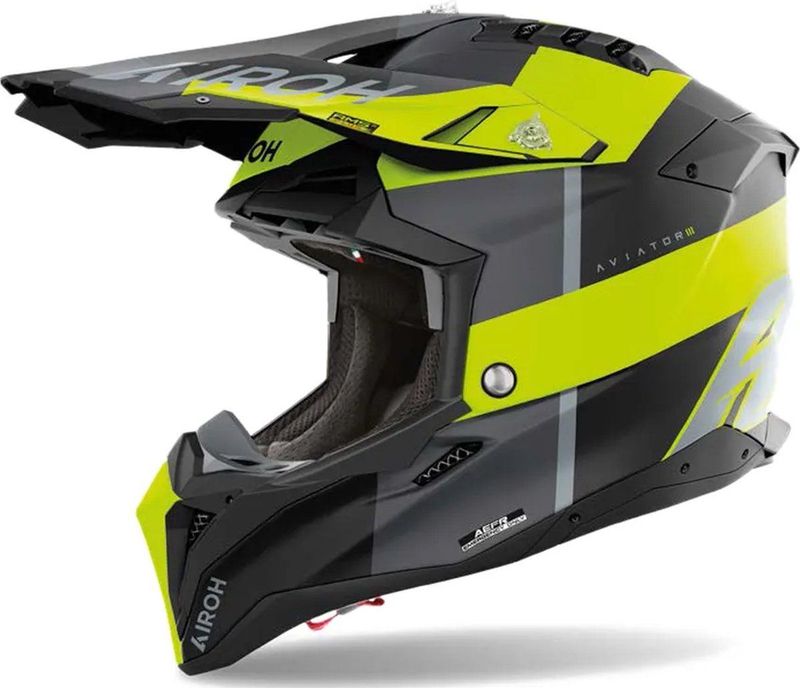 Airoh - Aviator 3 - Crosshelm - Carbon 3K - Aerodynamisch ontwerp