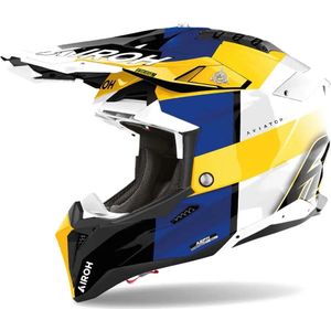 Airoh - Aviator 3 - Offroad Helm - Carbon 3K - Zwart