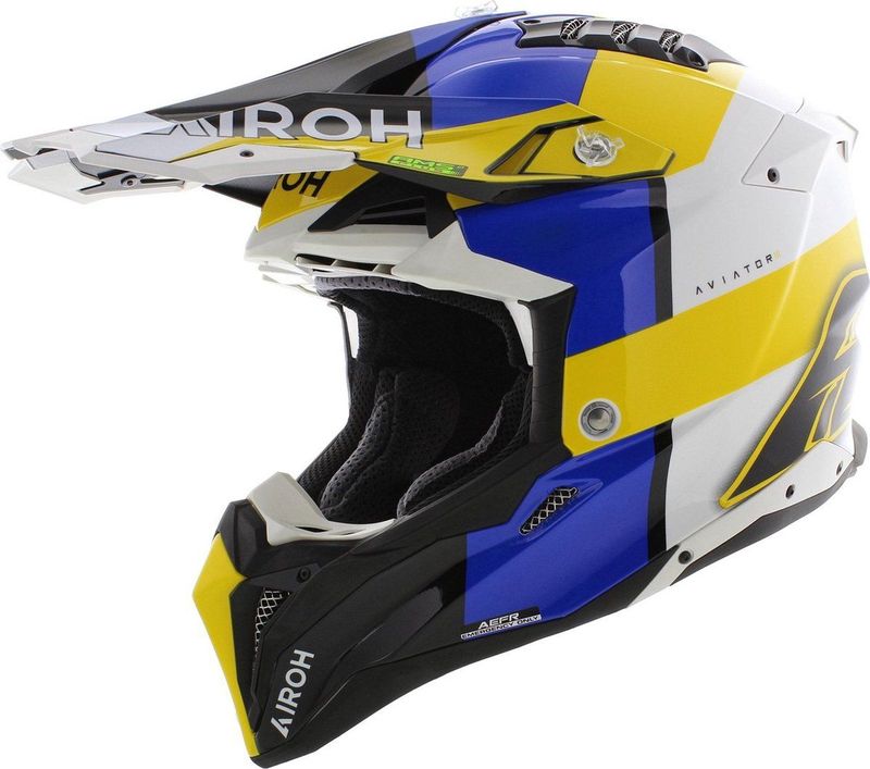 Airoh - Aviator 3 Monarch - Crosshelm - Mat - Carbon 3K