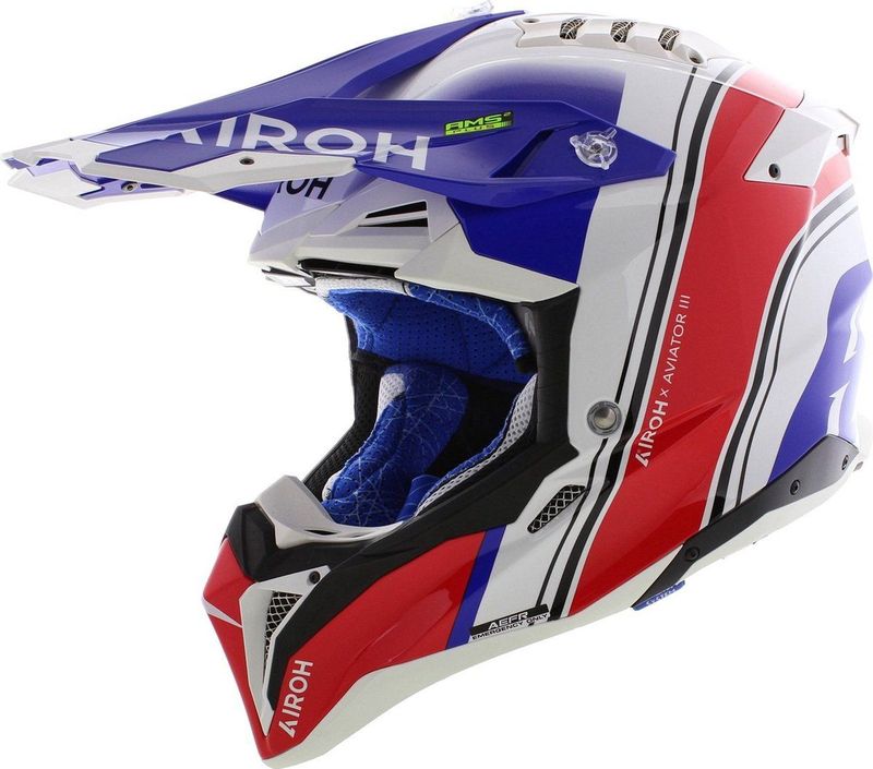 Airoh - Aviator 3 - Crosshelm - Carbon - Zwart