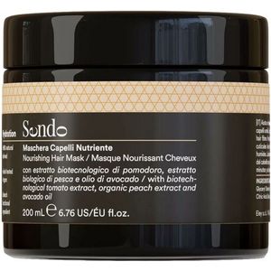 Sendo Voedend haarmasker, hydraterend masker, biotechnologisch tomatenextract, perzikextract, avocado-olie, 200 ml
