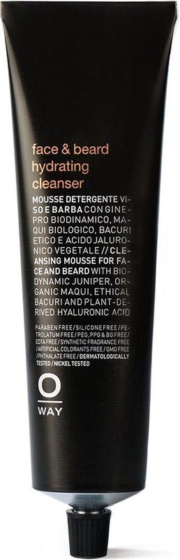 Oway - Face & Beard Hydrating Cleanser - Hydraterende Reiniging - 100% Recyclebaar