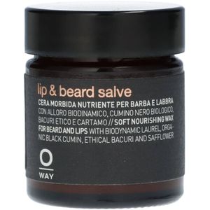 Oway - Lip & Beard Salve - 2 in 1 - Voedt - Verzorgt - Milieuvriendelijk