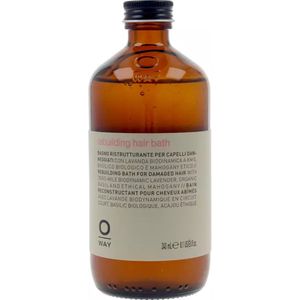 Oway - Rebuilding Hair Bath - Shampoo - Glazen Verpakking - Milieuvriendelijk