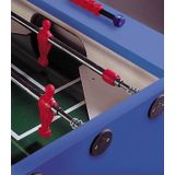 Garlando G-2000 Voetbaltafel - Kickertafel - Doorlopende stangen - Blauw - Voetbal - Voor zakelijk gebruik - inclusief 10 balletjes