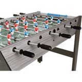 Garlando F-Zero Tafelvoetbal - Grijs Eiken - Telescopische Stangen