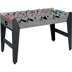 Garlando F-Zero Voetbaltafel - Kickertafel - Telescopische stangen - Voetbal - Grijs Eiken - voor kinderen tot 12 jaar - inclusief 2 balletjes