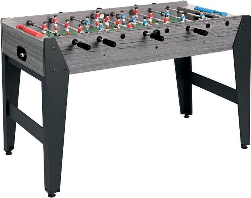 Garlando F-Zero Tafelvoetbal - Grijs Eiken - Telescopische Stangen