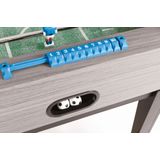 Garlando F-2 - Voetbaltafel - Kickertafel - Grijs Eiken - Telescopische stangen - Voetbal - Esdoorn - voor het hele gezin - inclusief 2 balletjes