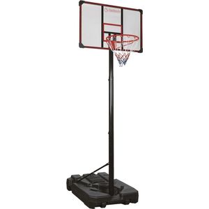 Garlando - Basketbalpaal - Houston - 200 cm tot 305 cm hoog - Professionele afmetingen - Verstelbaar - Basketbalring - Verplaatsbaar - Basketbal voor buiten