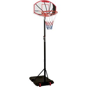 Garlando - Basketbalpaal - Saint Louis - 179 cm tot 213 cm hoog - Verstelbaar - Basketbalring - Verplaatsbaar - Basketbal voor binnen en buiten