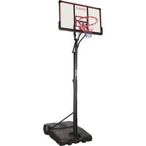 Garlando - Basketbalpaal - Orlando - 225 cm tot 305 cm hoog - Verstelbaar - Basketbalring - Verplaatsbaar - Inklapbaar - Basketbal voor buiten