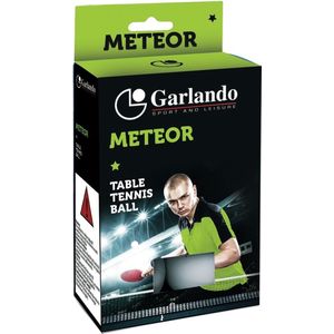 Garlando Meteor - 6 Tafeltennis Ballen - 1 Star ITTF rating