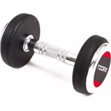 Toorx Fitness MGP Professional Rubber Dumbbell - Gewichten - Fitness - 10 kg - Per stuk - Beschikbaar van 2 kg tot en met 40 kg