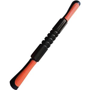 Toorx Fitness Massage Stick - met grepen Zwart