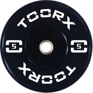 Halterschijf - 50 mm Bumper Plate - Olympische Gewicht Schijf - Toorx Professional 5 kg