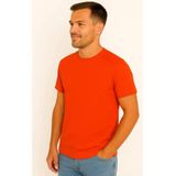X-Name - Heren T-shirt - Oranje - Casual Italian Style
