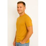 X-Name - Heren T-shirt - Oranje - Casual Italian Style