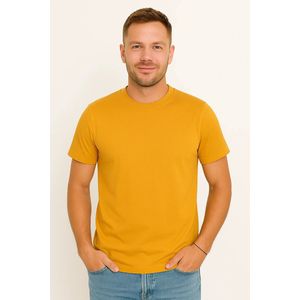 X-Name - Heren T-shirt - Oranje - Casual Italian Style