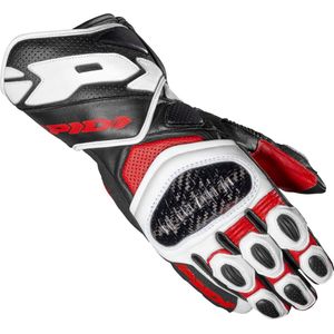 Spidi Carbo 7, Handschoenen, zwart/witte/rood, XXL