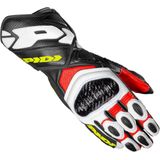 Spidi Carbo 7 Red Yellow Fluorescent Motorcycle Gloves XL - Maat XL - Handschoen