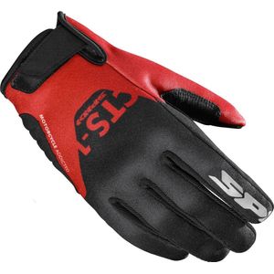 SPIDI CTS-1 K3 motorhandschoenen (zwart/rood, M)