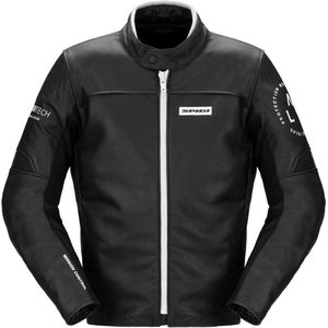 Spidi - Genesis - Leren Motorjack - Zwart - Multifunctioneel - EN 17092 Klasse AA