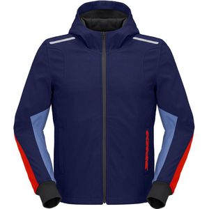 Spidi - Hoodie Armor Light - Jas - Navy Rood