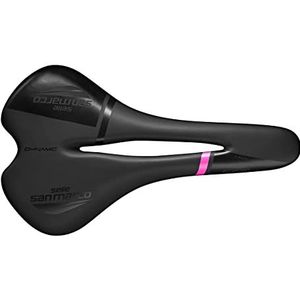 Selle San Marco Manganees dameszadel, zwart/roze, één maat