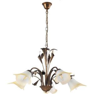 ONLI Hanglamp Lucrezia 5-lamps, brons