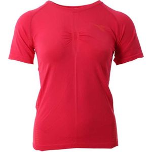 Diadora - Dames T-shirt - Roze - Katoenmix - Ronde Hals - Korte Mouwen