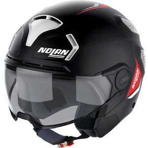 Nolan N30-4 T Inception, straalhelm, Mat Wit/Zwart, XL