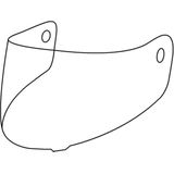 Nolan - N60-6 SPAVIS0000336 - Helmscherm - Helder