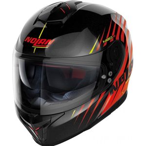 Nolan N80-8 Kosmos 65 Metal Zwart Integraalhelm - Maat XXL - Helm