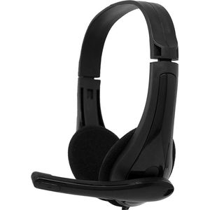 Empire CUFFIA C/MICROFONO DESK930 3,5 MM (Bedraad), Koptelefoon, Zwart