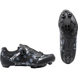 Northwave - Razer - Fietsschoen - Black/Camo - XC-10 Zool met Stijfheidsindex 10,0