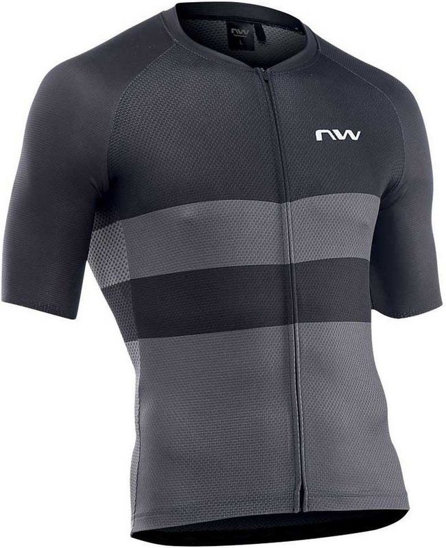 Northwave - Blade Air - Korte Mouwen Jersey - Donkergrijs - Zwart